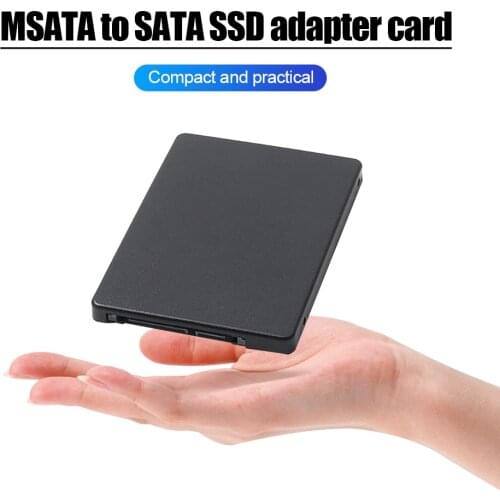 Mini Pcie mSATA SSD to 2.5 inch SATA3 Adapter Card with Case 7 mm Thickness Solid State Hard For PC Computer Desktop