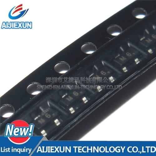 100Pcs 2SA812 SOT-23 Silk-ScreenM6 Plastic-Encapsulated Transistors New and original