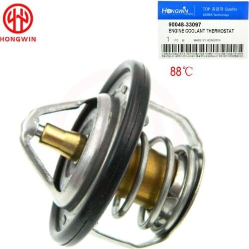 Genuine No.90048-33097 Coolant Engine Thermostat For TToyota AGYA/ WIGO 9004833097 90048 33097