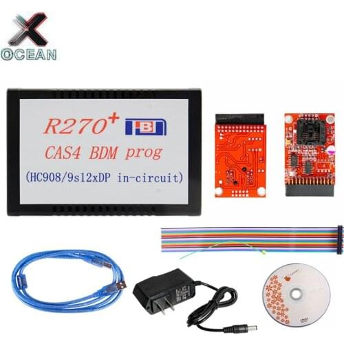 Newest R270+ V1.20 Auto CAS4 BDM Programmer R270 CAS4 BDM Programmer Professional for bmw key prog free shipping