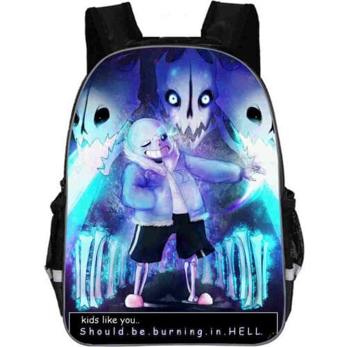 Undertale Backpack Animal Anime FNAF Freddy UT Sans Casual School Bags Toddlers Boys Girls Teenager Mochila Gift Bolsa