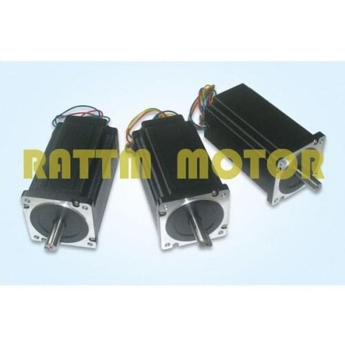 3PCS Quality NEMA34 1600Oz-in CNC stepper motor stepping motor/5.0A for Large CNC Router Milling Engraving Machine