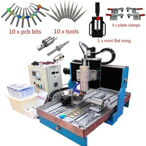 Toolauto-check Square rail 6040 CNC router Offline DSP control system G code Linear Guide way Milling Engraver Engraving machine