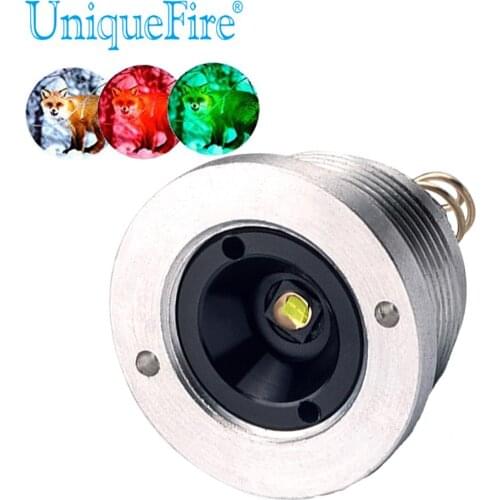 UniqueFire 1407 XRE LED White/Green/Red Light Drop In Pill LED Emitting Module 3 Modes Lampe Holder For LED Flashlight Torch