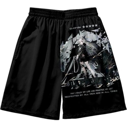 WAMNI Beach Shorts Hip Hop 3D Elastic Shorts Harajuku Man Woman Loose Cool Ball pant Summer Soft Anime Style Personality Trend