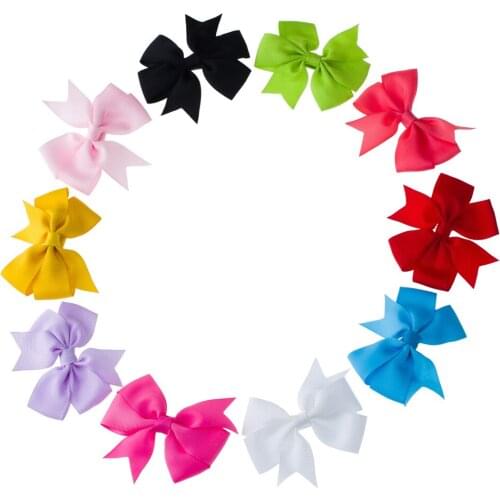 1pcs Cute Kids Bow Hair Pin without clip Korean Childrens Hair band Bow Hairpin Infant Baby Headdress Birthday Gifts