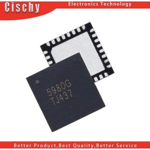 1pcs/lot MAX5980GTJ+T MAX5980G 5980G QFN32