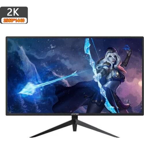 28" 2K Monitor Gamer 2560×1440 HD Gaming Monitor PC 75hz Flat panel display LCD monitor for desktop computer HDMI Monitor