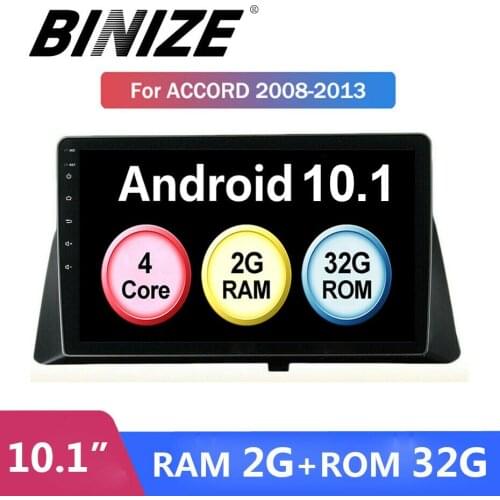 2Din Android 10.1 Head Unit Car Radio GPS Navi Multimedia car no dvd Player 10.1" For Honda accord 2008 2009 2010 2011 2012 2013