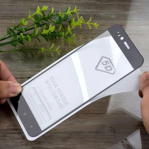 3pcs Glass For Xiaomi Mi A1 Mi5X Full coverage Tempered glass screen protector for Xiaomi Mi A1