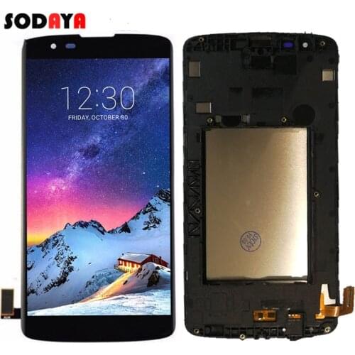 5.0'' LCD For LG K8 Display K350N K350E K350DS LCD Display with Touch Screen Digitizer Assembly With Frame Free Shipping