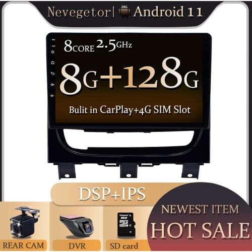 9 inch Car Multimedia Player Andriod 11 GPS 2DIN HD Autoradio For Fiat Strada/cdea 2012 2013 2014 2015 2016 support SWC