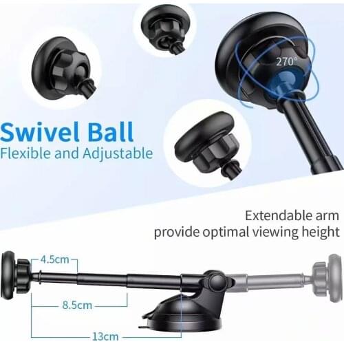 Meganetic Car Window Dahsboard Suction Holders Stands For Motorola One Power,Moto Z2 Z3 G7 G6 G5 E5 Play Power Plus X5 X4 X3 E4