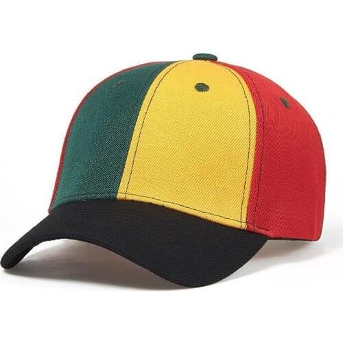 New Baseball Cap Stitching Color Men Caps Woman Holidays High Quality Adult Snapback Hat