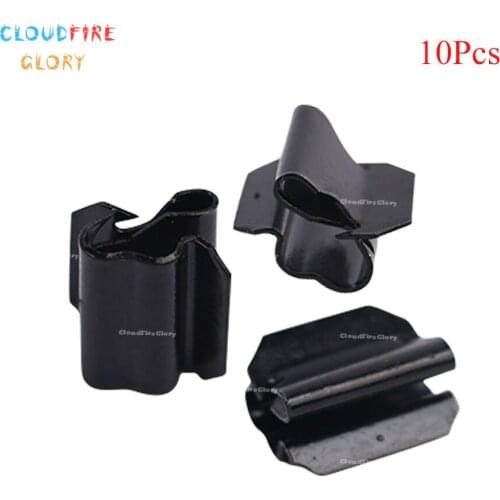CloudFireGlory 10Pcs Double U-Clip N90323501 For VW For AUDI For SEAT