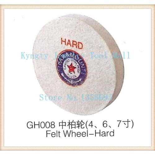 Diy jewellery 4 inch Felt Wheel Hard Felt Metal Polishing Wheel Felt Polishing Wheel