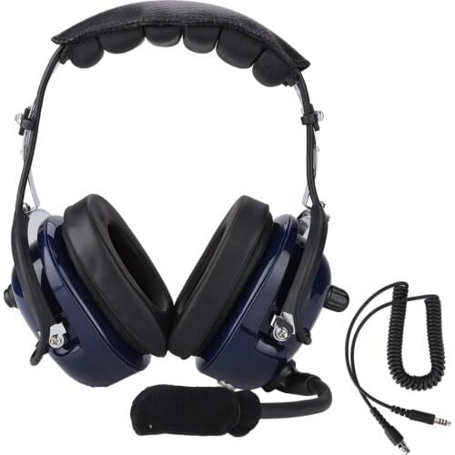 Rugged Mono Audio Air RA200 General Aviation Pilot Headset with Noise Reduction Aviation Noise Reduction Headset