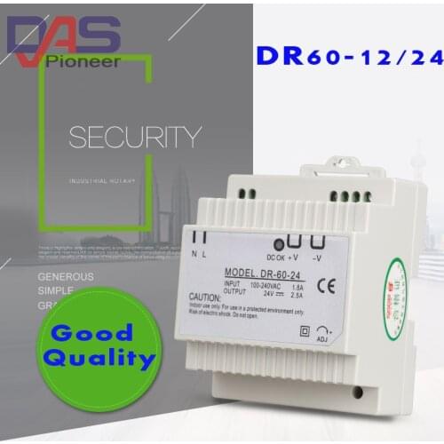 DR-60-12 60W 12V 4.5A Din rail Single Output Switching power supply ac dc converter SMPS