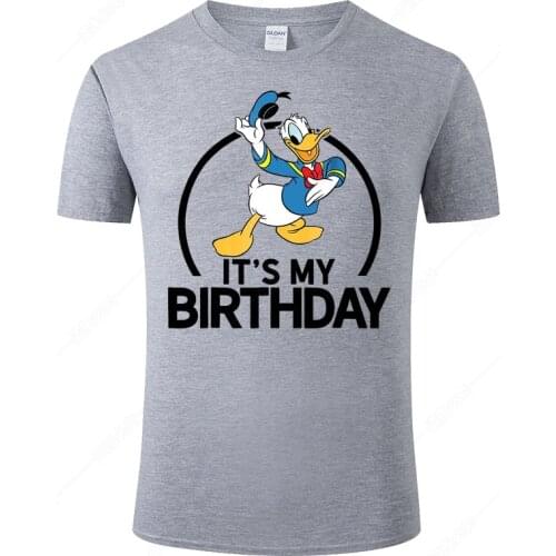 Disney Cartoon Anime T Shirt Men Women Cool 2021 New Donald Duck Tshirt Fashion Tee Summer Casual Cotton Short Sleeve Tops J111