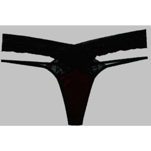 LOOK FOR YOUR WONDERFUL NIGHTS WITH ITS STUNNING COLOR ELEGANTELEGANT UNDERWEAR Lace Velvet Design Bella V String FREE SHIPPING