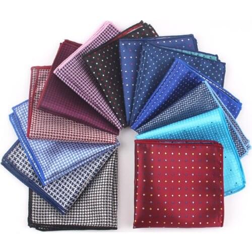Suit Pocket Square For Men Women Dots Chest Towel Hanky Gentlemen Hankies Mens Suits Handkerchief Pocket Towel