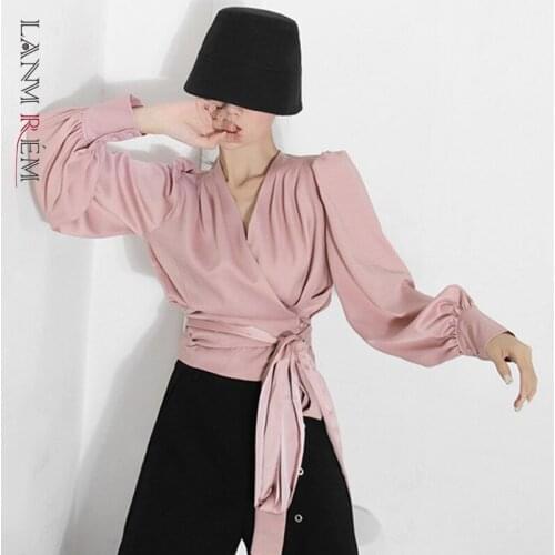 LANMREM Pink Blouses