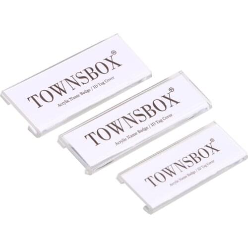 Pin Id Employee Name Acrylic Badge Holder Magnet Badge Tag Holder Safety Magnetic Badge Fasteners ID Badge Clip Tag Holder Fram