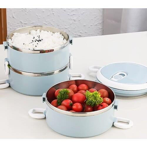 1/4 layer Cute Japanese Lunch Box For Kid School Portable Food Container Stainless Steel Bento Box Kitchen Leak-Proof Lunch Box