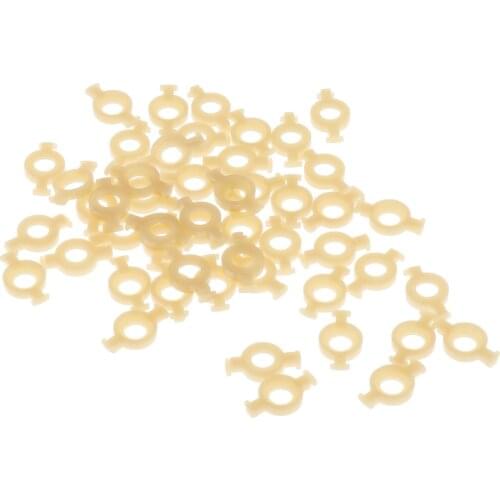 50 Pack of ABS Plastic Trumpet Repair Kit Trumpet Valve Guides Replacement Parts