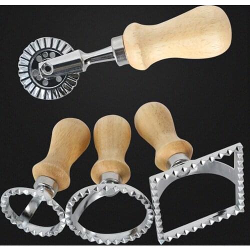 New Ravioli Cutter Pasta Press Kitchen Attachment Kit Ravioli Maker Mold Tool Ravioli Stamp Set Pastry Wheel Set Cake Molds