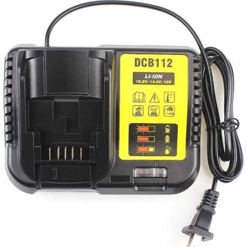 Oein DCB112 Replacement Li-Ion Battery Charger For Dewalt 10.8V 12V 14.4V 18V 20V DCB101 DCB200 DCB140 DCB105 Battery Charger