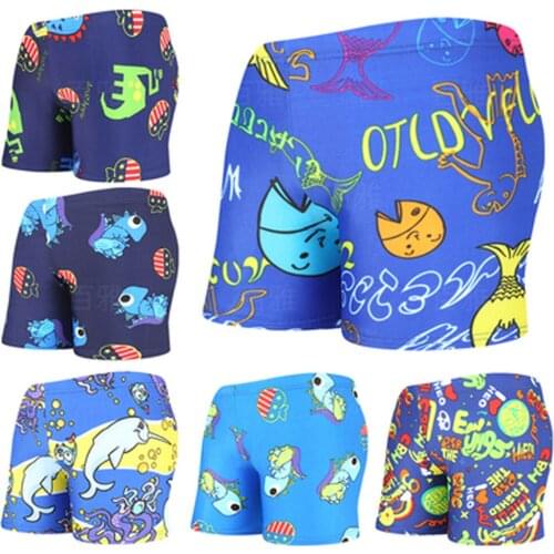 10 to 40 kg swimming trunks for baby kids child boys Cartoon baby boy swim shorts tights children toddler swimwear trunks shorts
