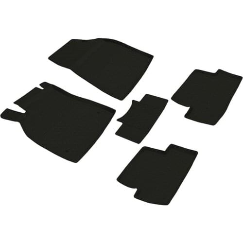 Renault Megane 3 Refref 4D Pool Designed Rubber Car Floor Mat 2010-2015 Black