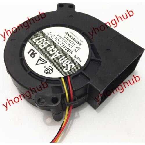 Sanyo Denki 9BAM12GC2-2 DC 12V 1.85A 97x94x33mm Server Cooling Fan