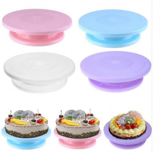 Baking Turntable Rotating Cake Decorating Table Plastic Decorating Tools DIY Baking Cake Turntable