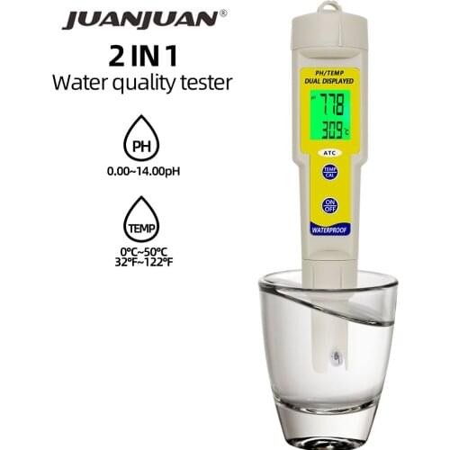 High Precision pH Meter pH-618 Automatic Correction Portable Digital Water Quality Analysis tester 0.01 TDS for Aquarium 40% off