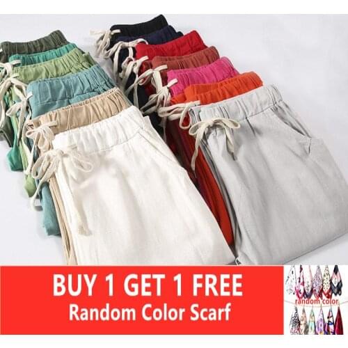 Женские льняные брюки Yunxiangyishang China At AliExpress