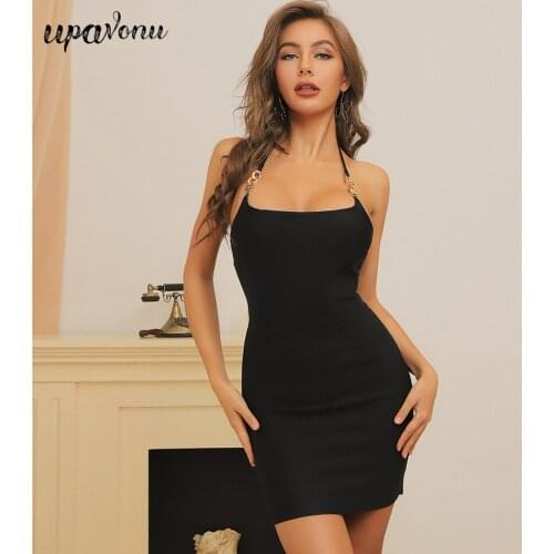 Free Shipping 2021 New Womens Sling Bandage Dresses Sexy Square Neck Sleeveless Bodycon Mini Dress Club Evening Party Vestidos