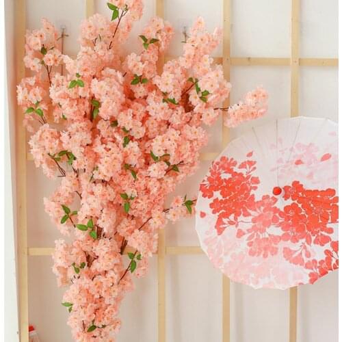 1 Pc Three Branches Artificial Flower DIY Faux Silk Flower Table Centerpieces Simulation Plant Home Decor