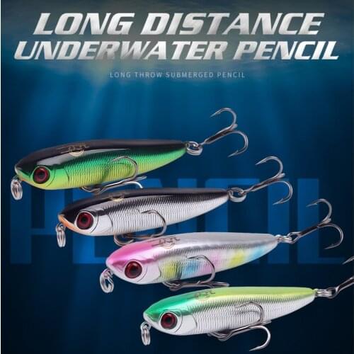 1 Pcs Sinking Pencil Fishing Lure High Quality Hard Fishing Lure Bait Artificial Fishing Tackle Bait Swimbait