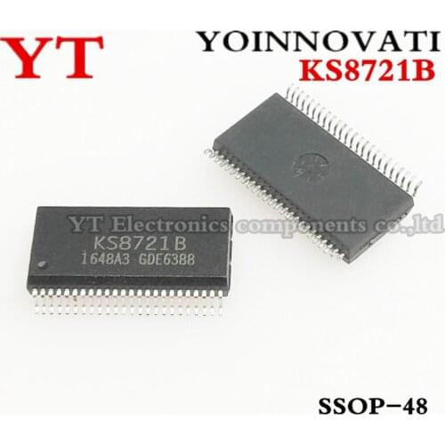 50pcs/lot KS8721B KS8721 SSOP48