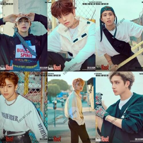 Diamond Embroidery Full Round Mosaic Stray Kids Double Knot Kpop DIY Diamond Painting Kids Room Decoration Cross Stitch Kits