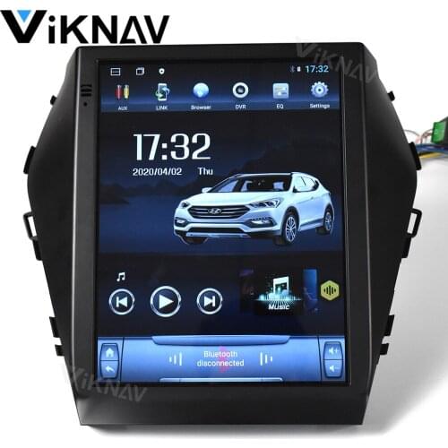 Car autoradio MP3 player For Hyundai IX45 Santa fe 2013 2014 2015 2016 2017 GPS navigation car multimedia player stereo