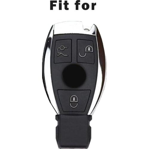 3-button Car Key Cover Bag For Mercedes Benz C E Class E260 C180 W210 Parts Smart High Quality