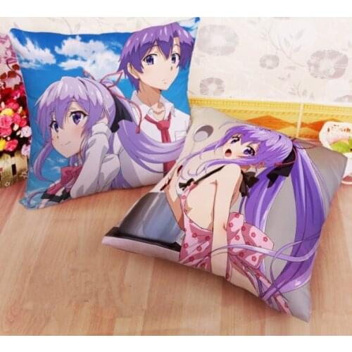 Anime I like my sister Decorative Cusion Cover for Sofa car seat cushion 35x35cm 40x40cm 45x45cm 50x50cm Pillow Case Cover
