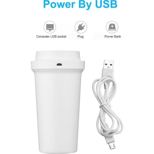 F3 Portable Mini Humidifier USB Desk Air Humidifier 480ML Aroma Essential Oil Diffuser for Home Car USB Fogger Mist Maker