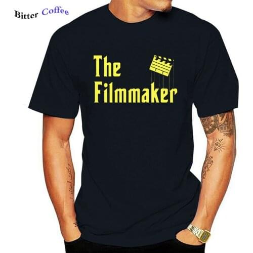 Funny T-shirt Print Filmmaker Film Director Editing Films T-Shirt Summer New Style Fashion Men Round Neck Cotton Tee Shirts