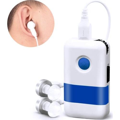 Profound Severe Pocket Hearing Aid for Elderly Super Power Digital Ear Hearing Assistance Device (same as Siemens Pockettio DHP)
