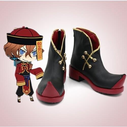 Hot Anime Bungo Stray Dogs Nakahara Chuuya Cosplay Shoes Cosplay Props Halloween Carnival Custom Hand Made Prop