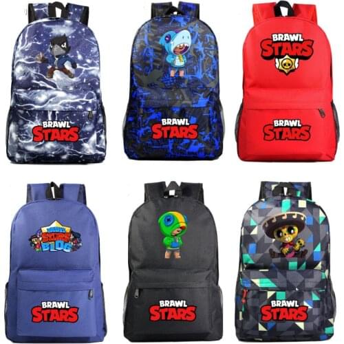Game Stars Schoolbag LEON PENNY BUZZ Surge Peluches Backpack School Student Adult Men Student Book Bag Large Shopping Travel Bag